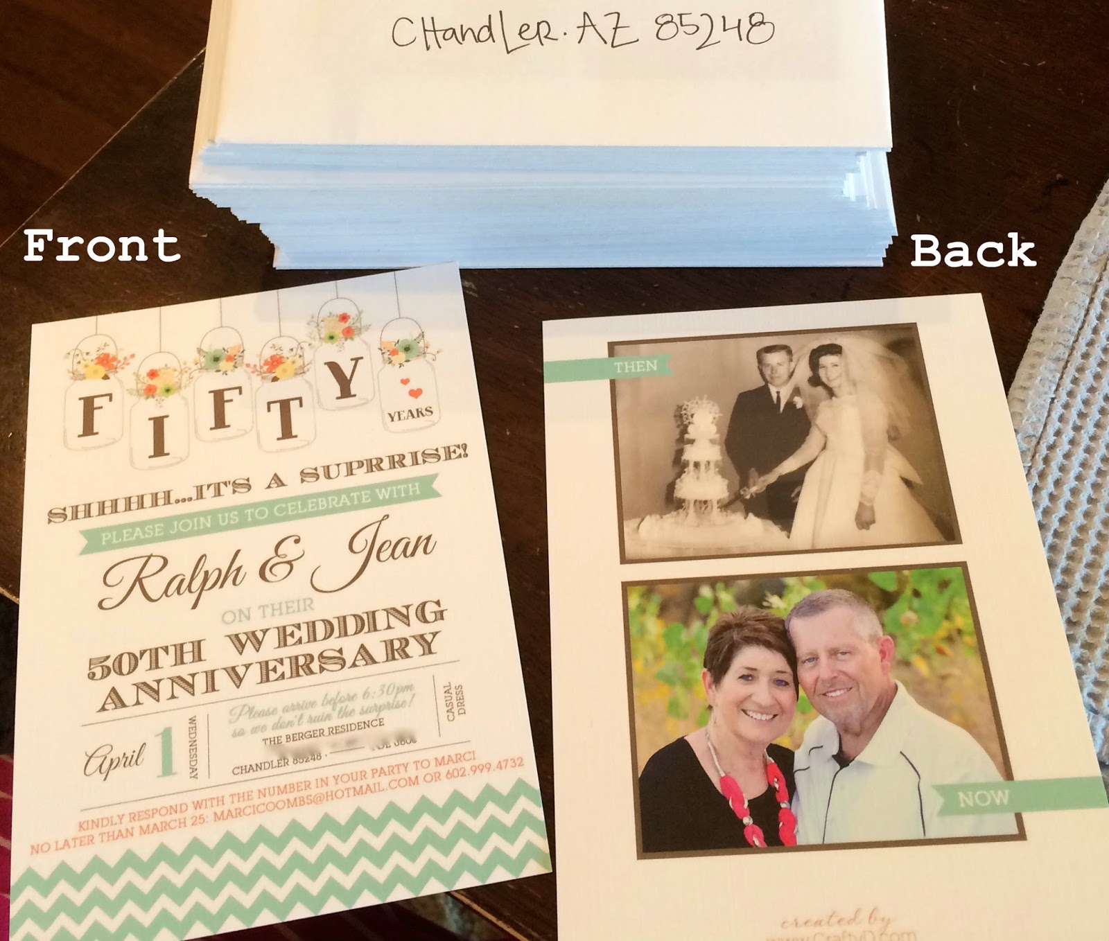 Marci Coombs 50th Wedding Anniversary Party.