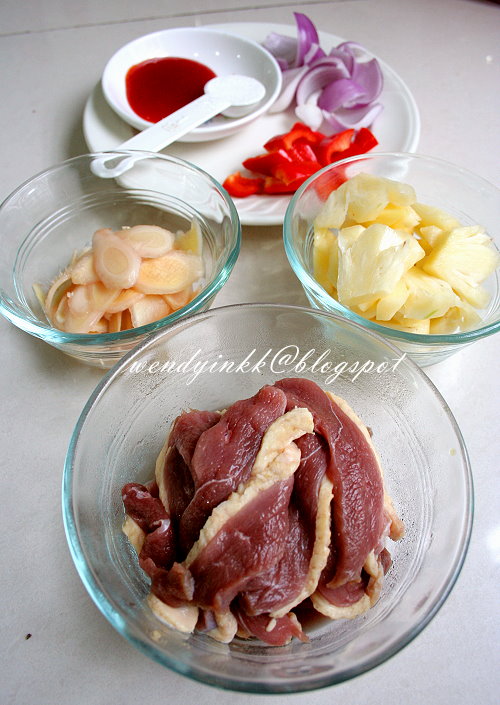 Table for 2.... or more Duck Breast with Pickled Ginger and Pineapple