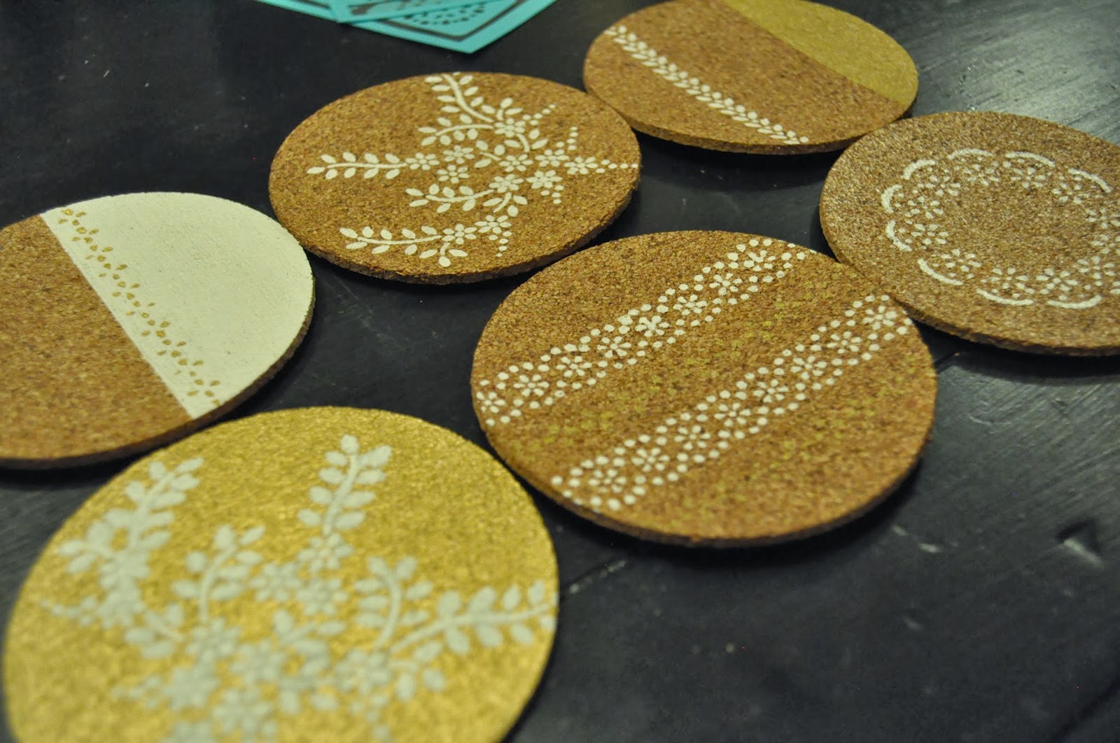 Love, Aly DIY Cork Coaster Set