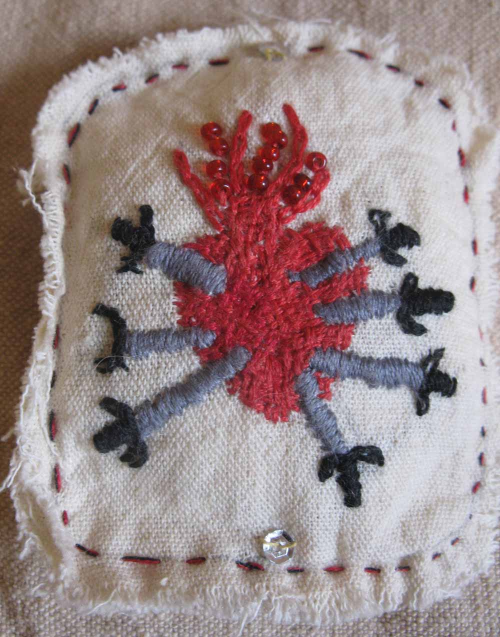 Stitch and Tickle Sacred Hearts