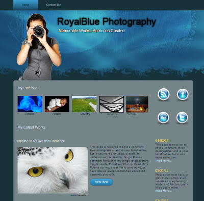 Free Template - RoyalBlue Photography