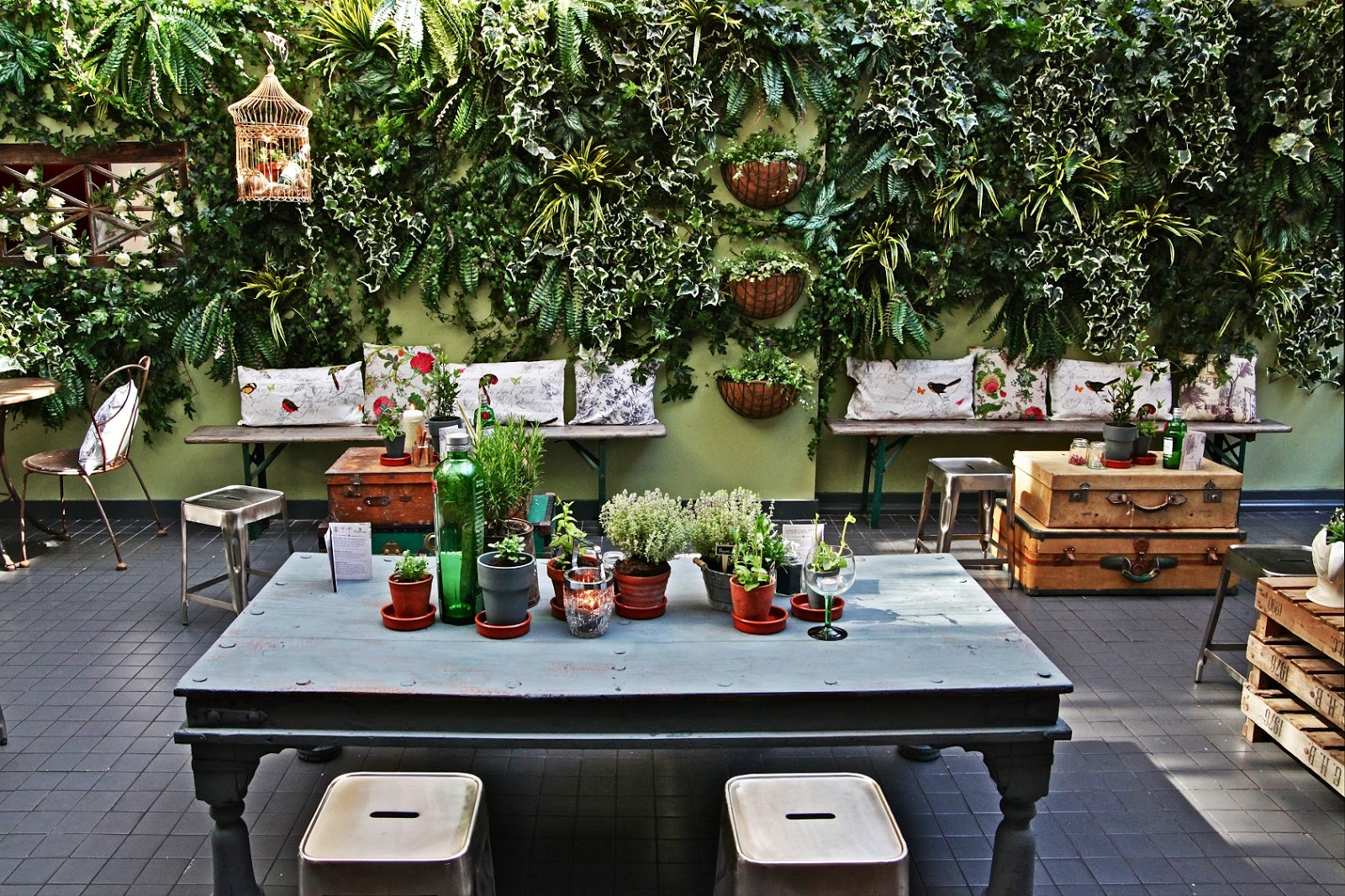 London Popups Carom Botanical Gin Garden in Soho