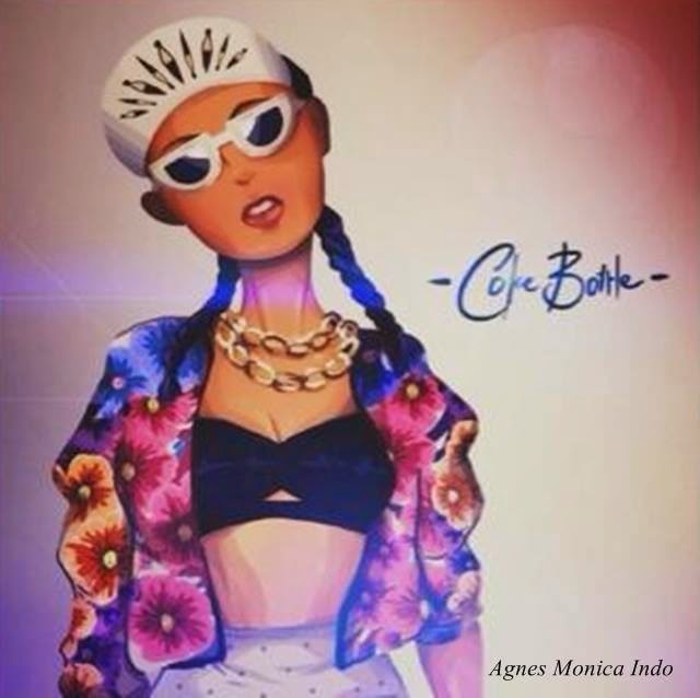 Blogs World Koleksi Foto Sketch of AGNEZ MO Coke Bottle Music Video