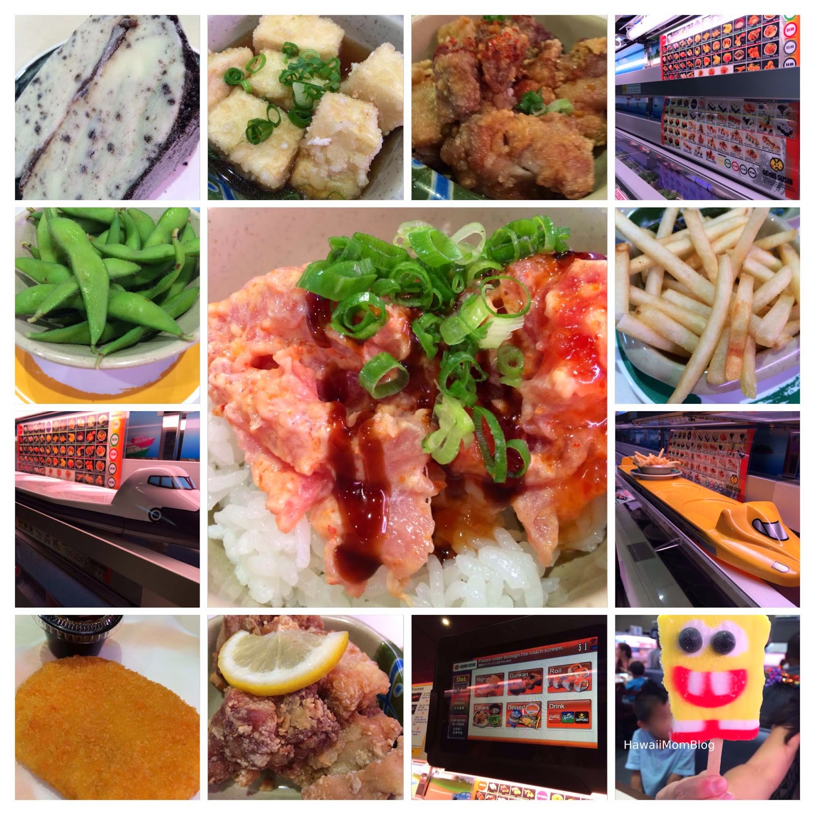 Hawaii Mom Blog Genki Sushi Waikele