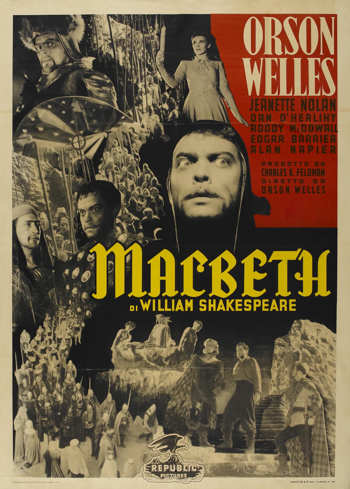 Esculpiendo el tiempo Macbeth (ídem, 1948) de Orson Welles.