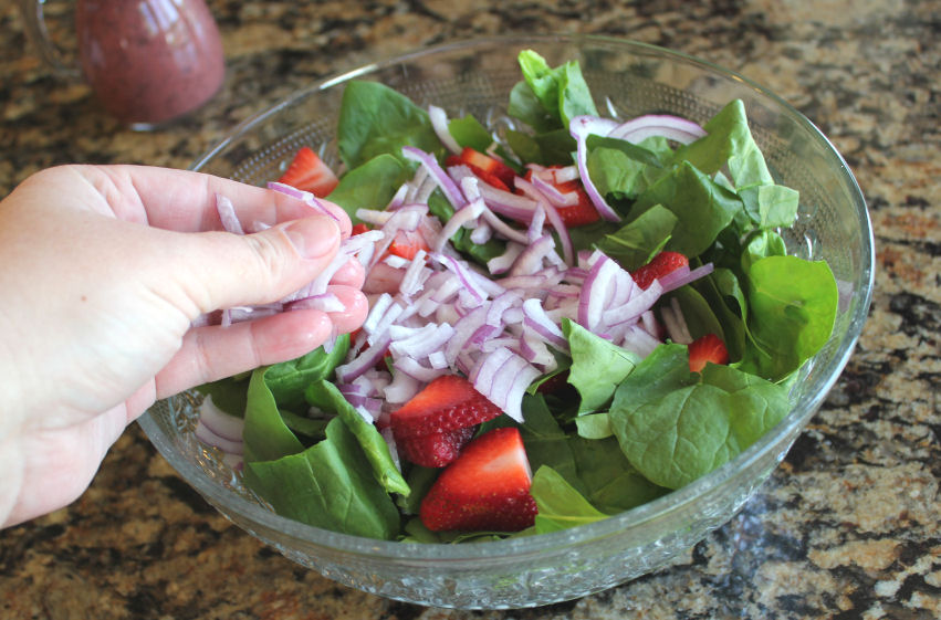 Strawberry Spinach Salad Jamie Cooks It Up