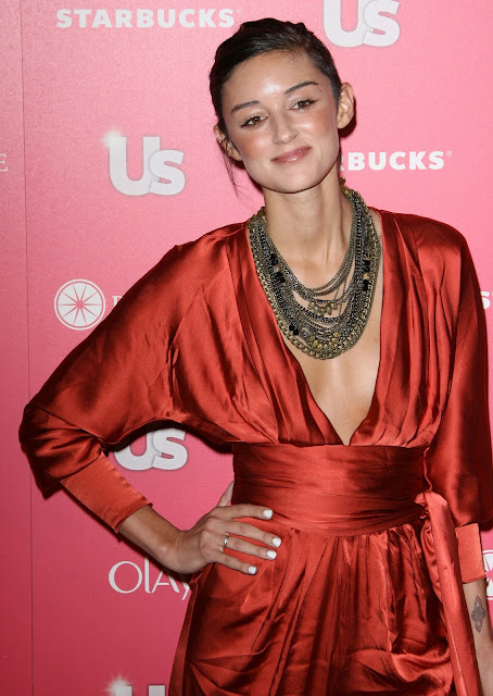 Caroline DAmore - red satin blo...