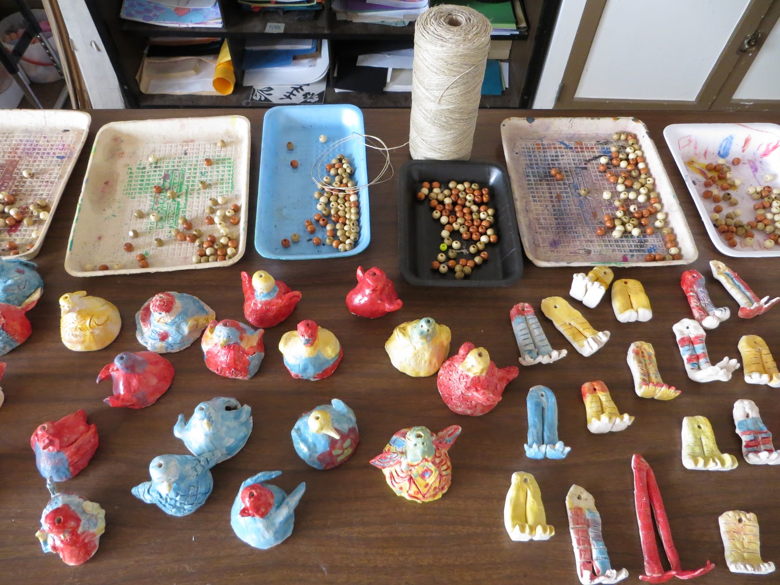 Time for Art! CLAY BIRD BELLS