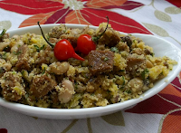 Feijão-de-Corda com Glúten e Tofu Defumado Feijão-de-Corda com Glúten e Tofu Defumado (vegana)