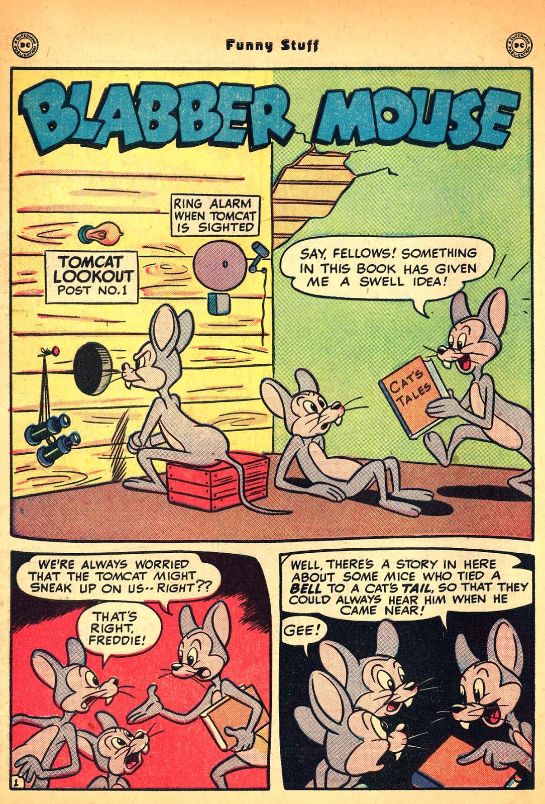 Saved From The Paper Drive: Comic Book Short Story~Blabber Mouse in