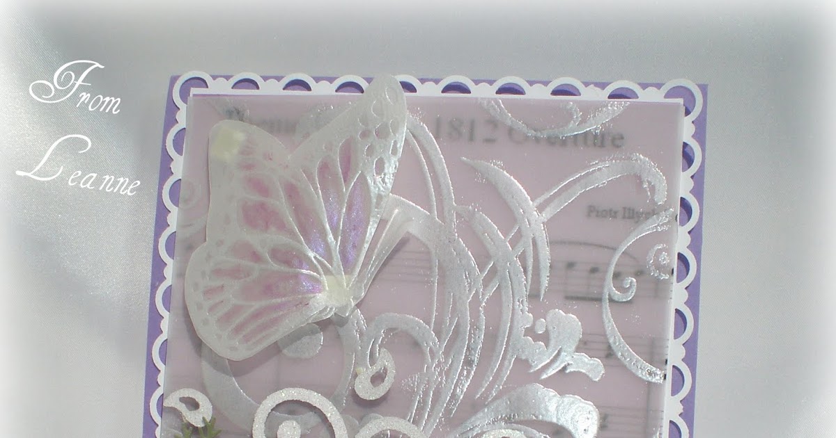 Stamping A Little Sunshine Heat Embossing on Vellum...