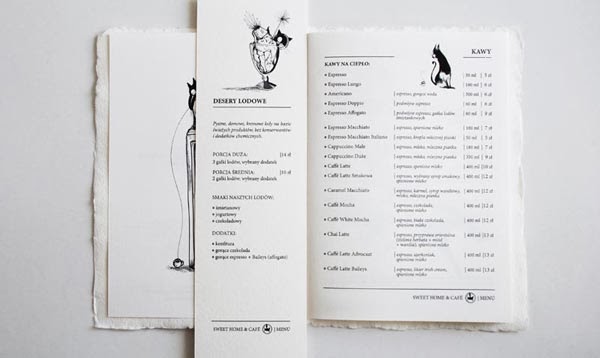 cafe menu design