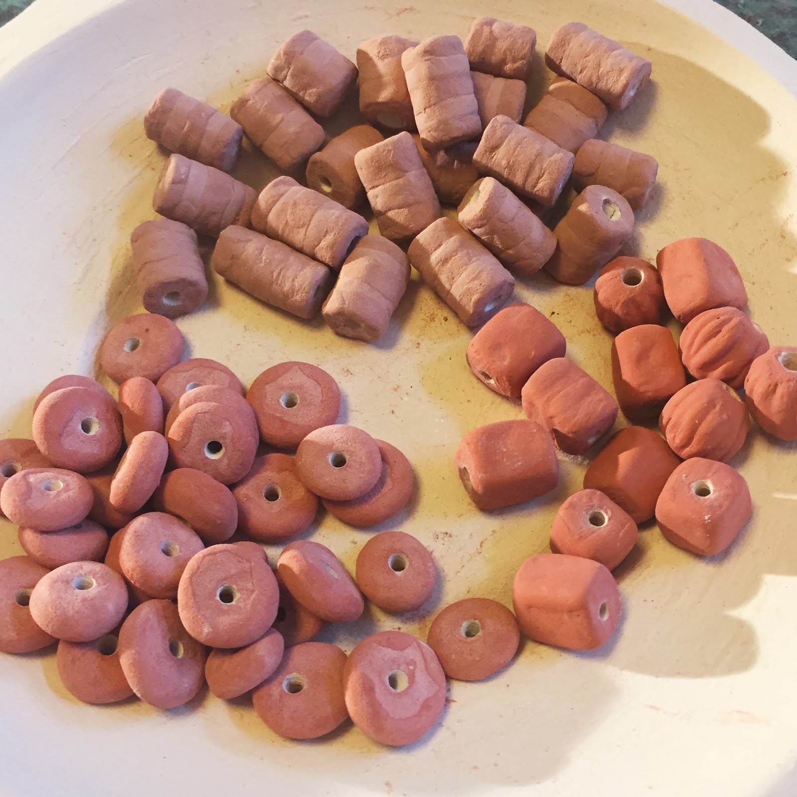 Love My Art Jewelry Glazing ceramic beads.... A Dry Beginning, A