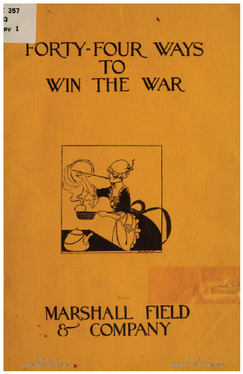 Cover of Forty-Four Ways to Win the War: Marshall Field & Company