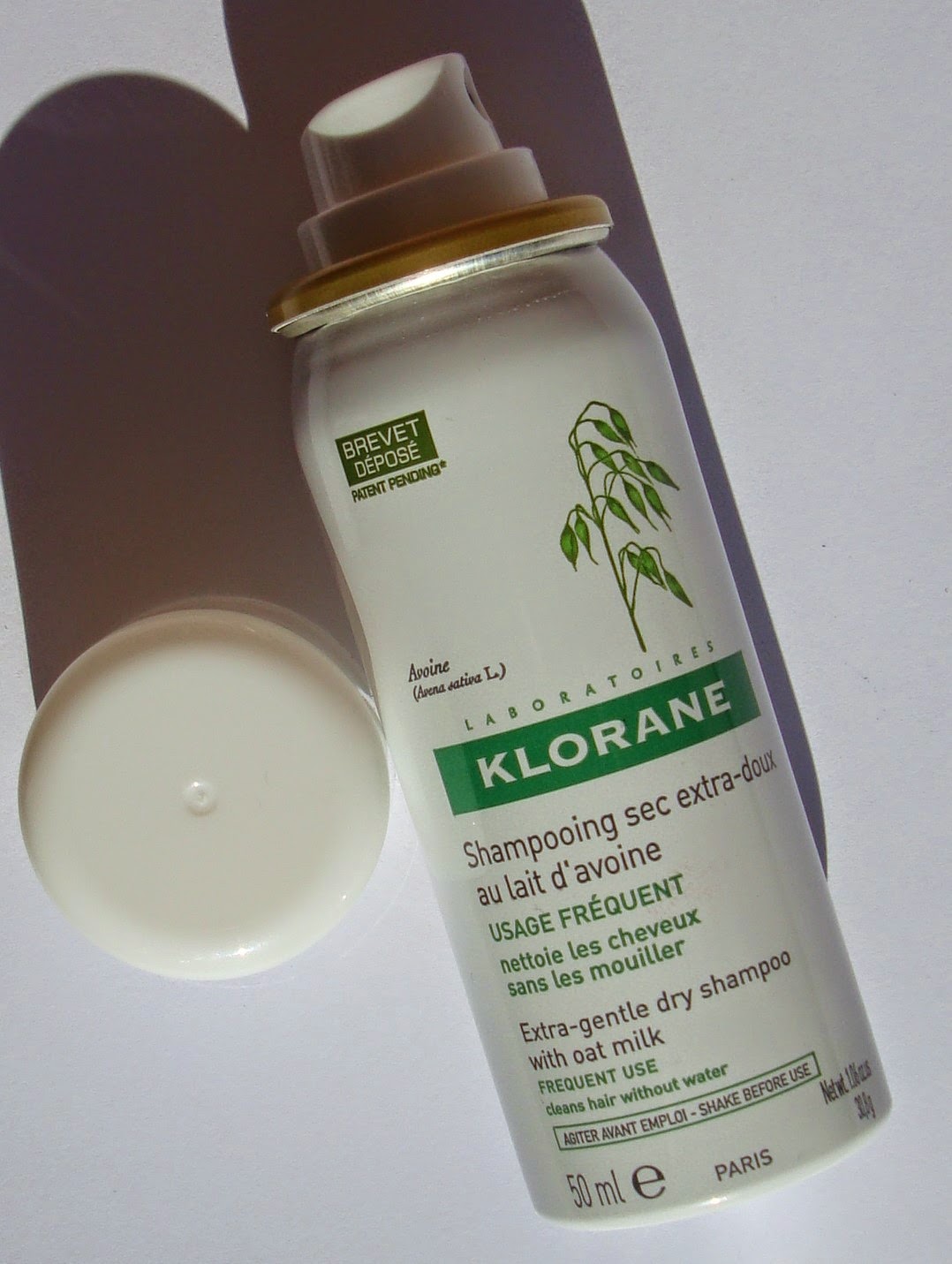 little white truths Klorane Gentle Dry Shampoo with Oat Milk review