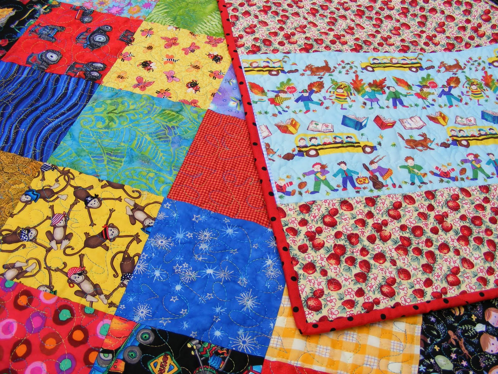 machinequilter Double Duty Teacher Quilt