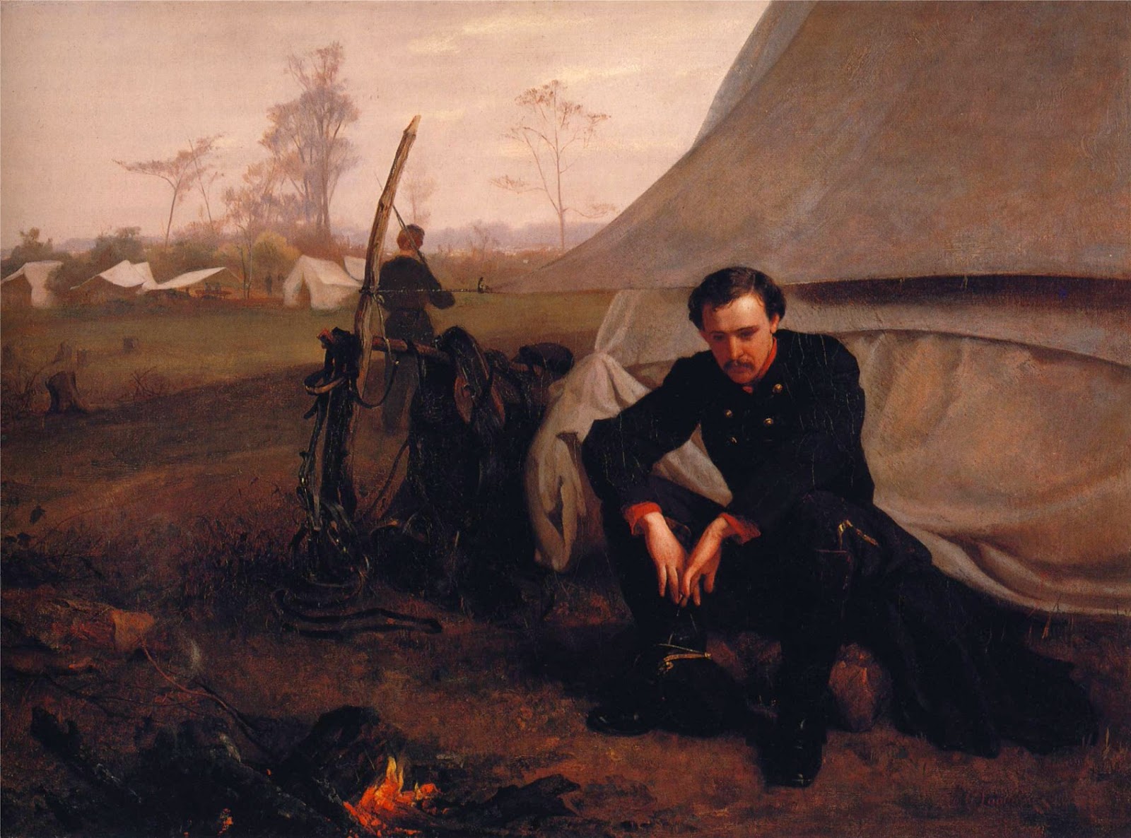 19th century American Paintings Civil War