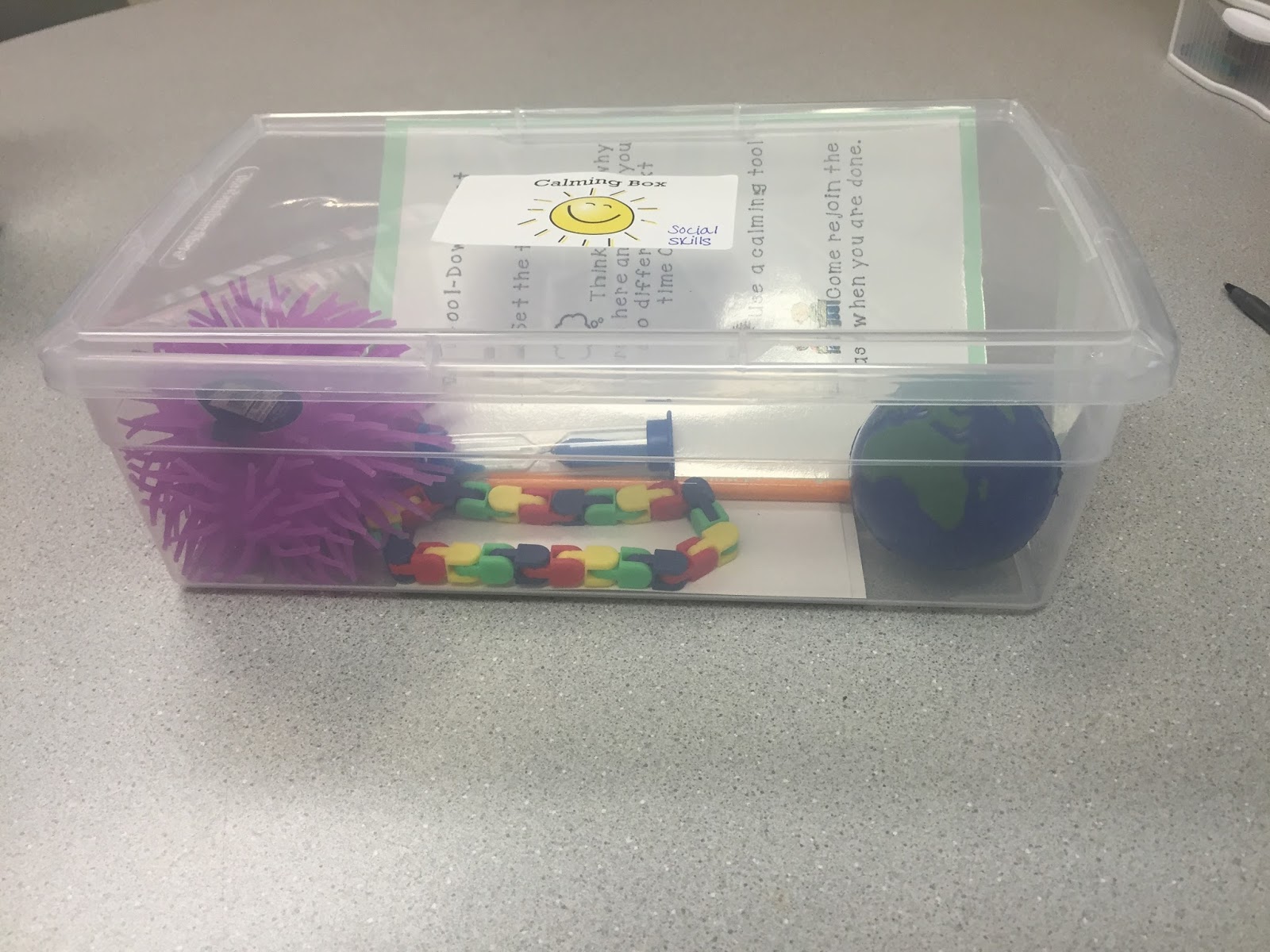 Be Silly, Honest and Kind Calming Down Boxes