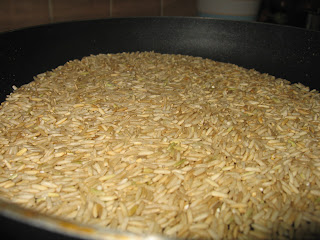 fluffy Toasted Brown Rice ngsdinner@blogspot.com