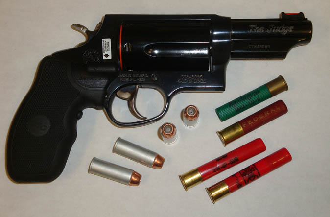 on the Taurus Judge loaded