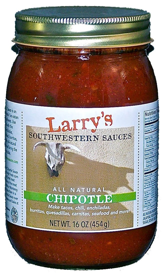 Larry's Southwestern Sauces Recipe for Larry's Chipotle Taco Sauce Tacos