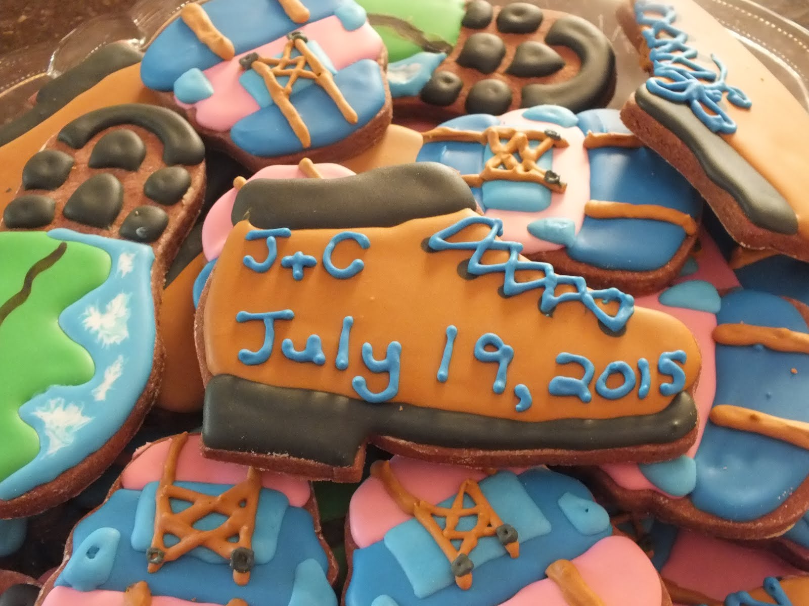 CJ's Kitchen Tutorial Hiking Boot Cookies