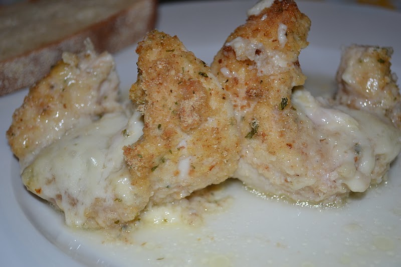 Delectable Delights with Rebecca Breaded Chicken Stuffed with Mozzarella