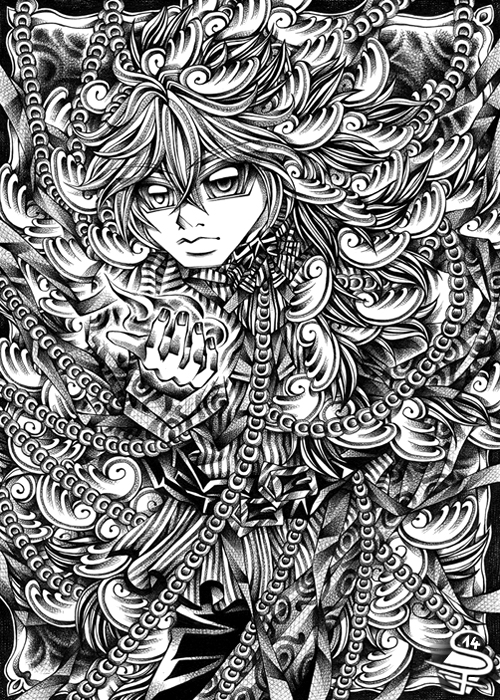 05-Chaos-Wings-Sandra-Filipova-DarkSena-Manga-Black-and-White-and-Colour-Detailed-Drawings-www-designstack-co