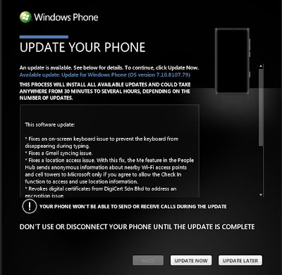 Lumia Update