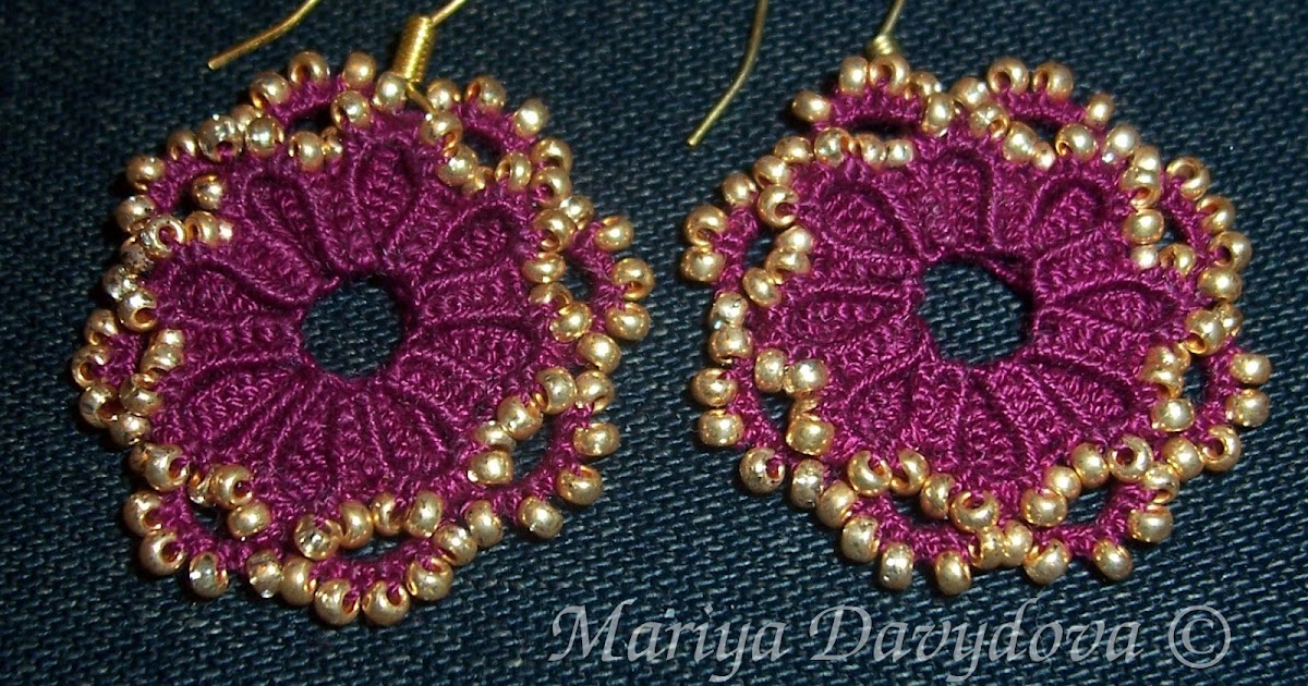 Mariya's Tatting My first tatted jewelry!!!