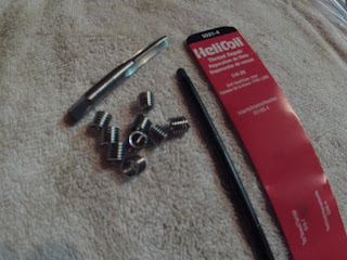 helicoil rebuild stroke stripped repairing threads