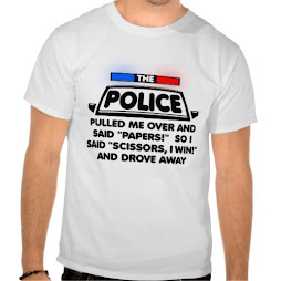 Police Papers Scissors | Funny T-Shirt