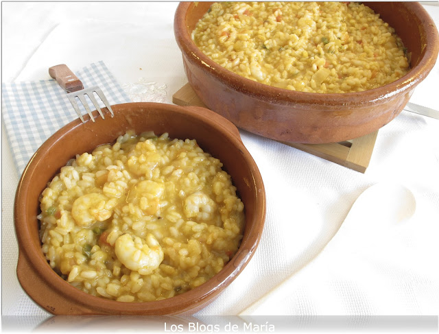 Arroz con langostinos