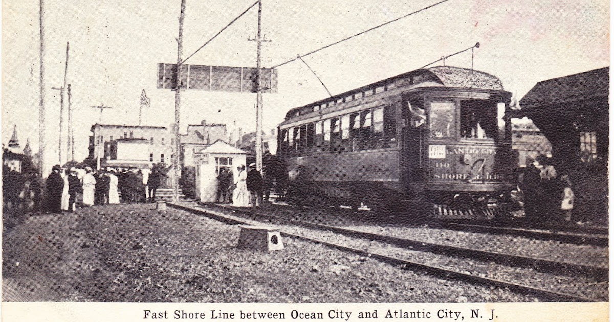 Papergreat Saturday's postcard New Jersey trolley line in 1907