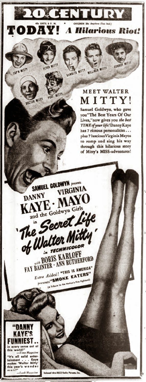 Asta's Doghouse The Secret Life of Walter Mitty (1947