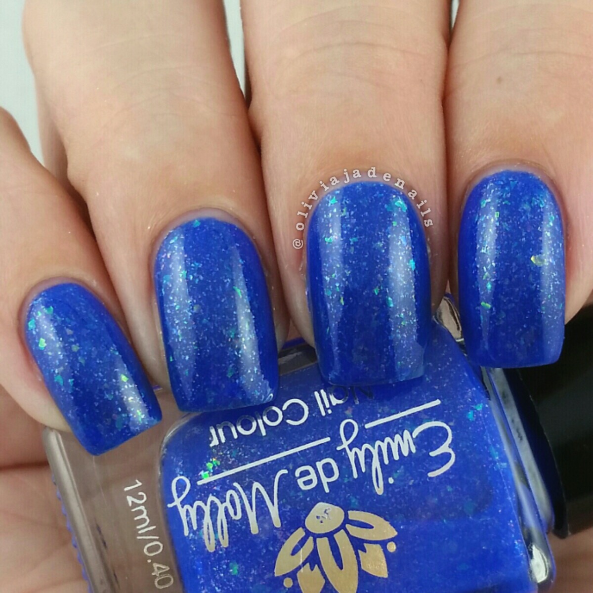 Emily de Molly Meet My Fate swatched by Olivia Jade Nails