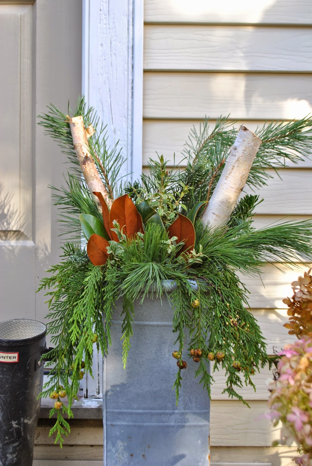 The Grower's Daughter Crow Farm Stand and Christmas Urns
