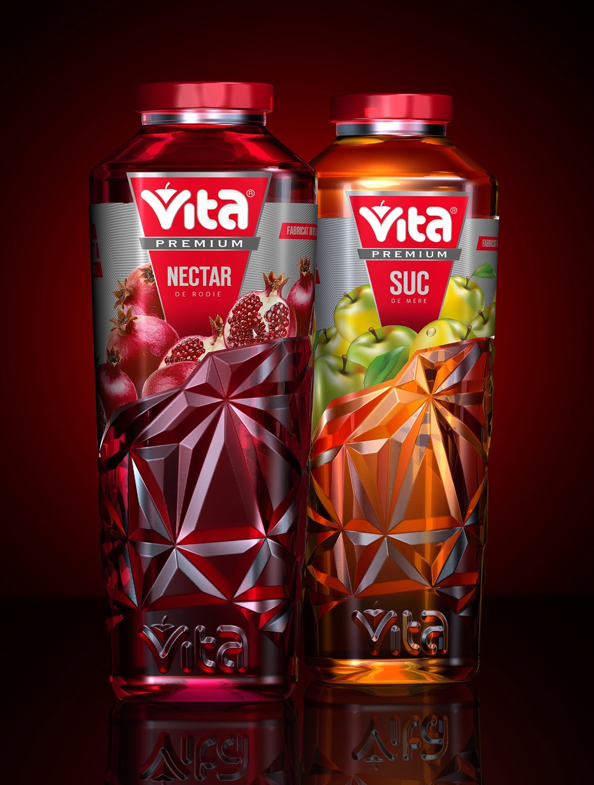 Vita Premium Juices on Packaging of the World Creative Package Design