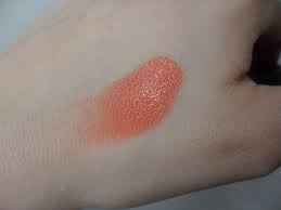 blush laranja nyx orange swatche