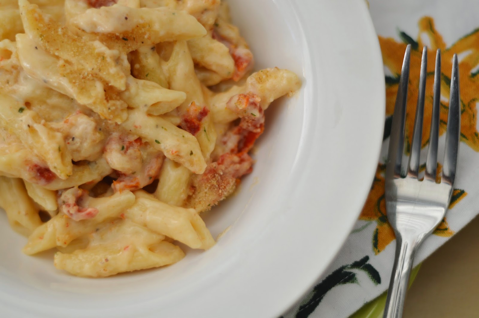 The Art of Comfort Baking Baked Penne with Chicken and Sundried Tomatoes
