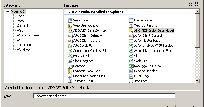 Data Template From C#