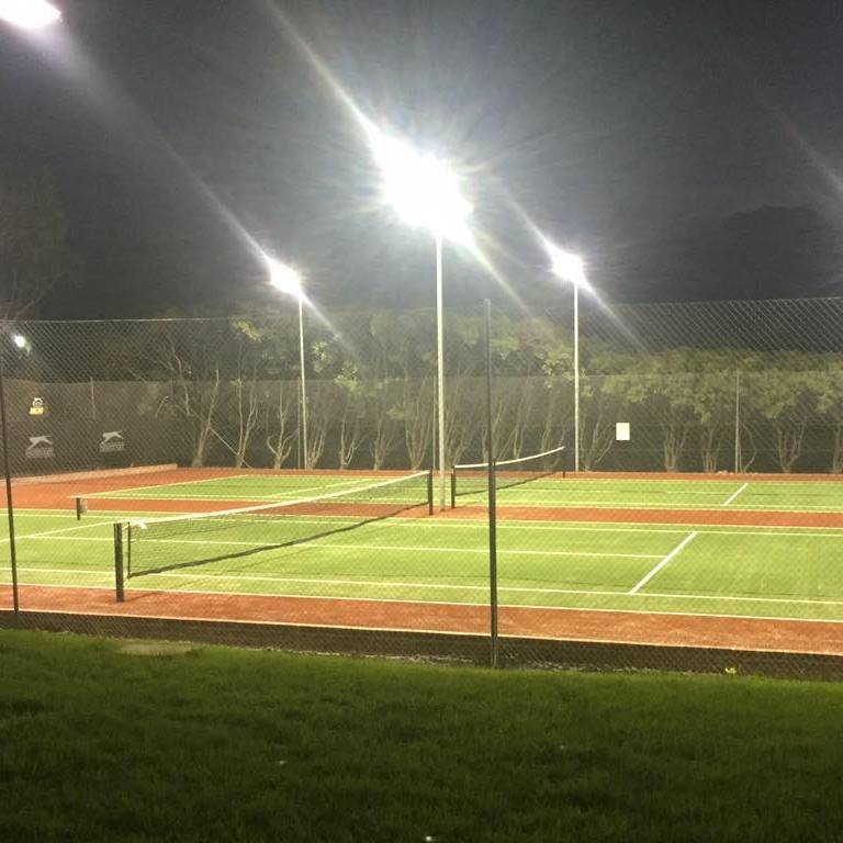 Night tennis is popular