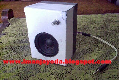 Membuat Box Speaker Aktif Menggunakan Kertas Duplex