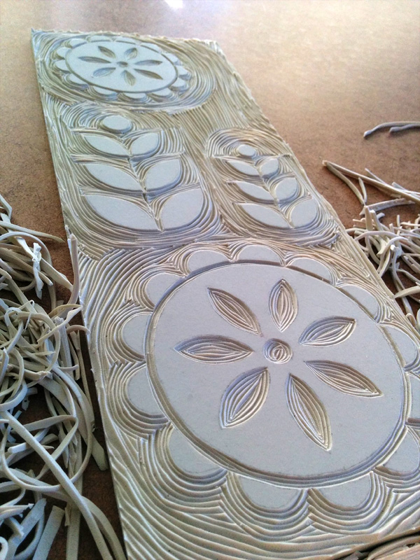 Nessy Designs Handcarved Stamps on Furniture