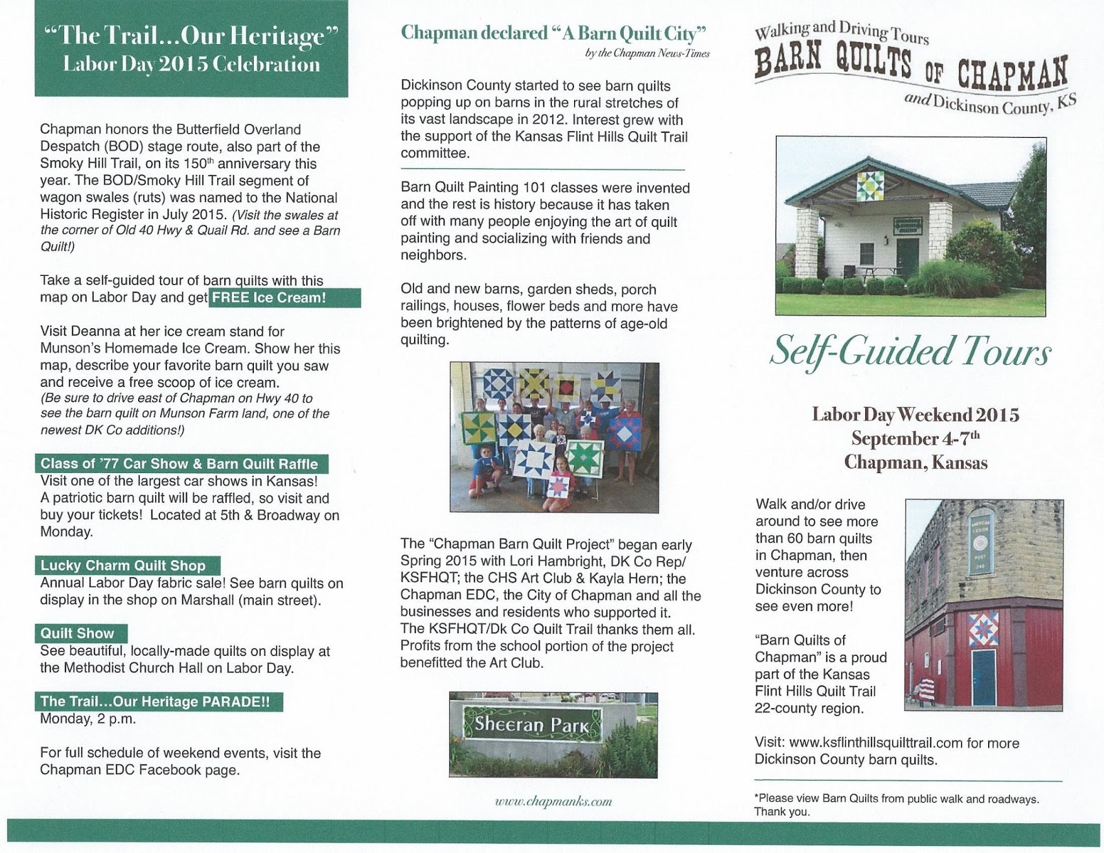 Kansas Flint Hills Quilt Trail