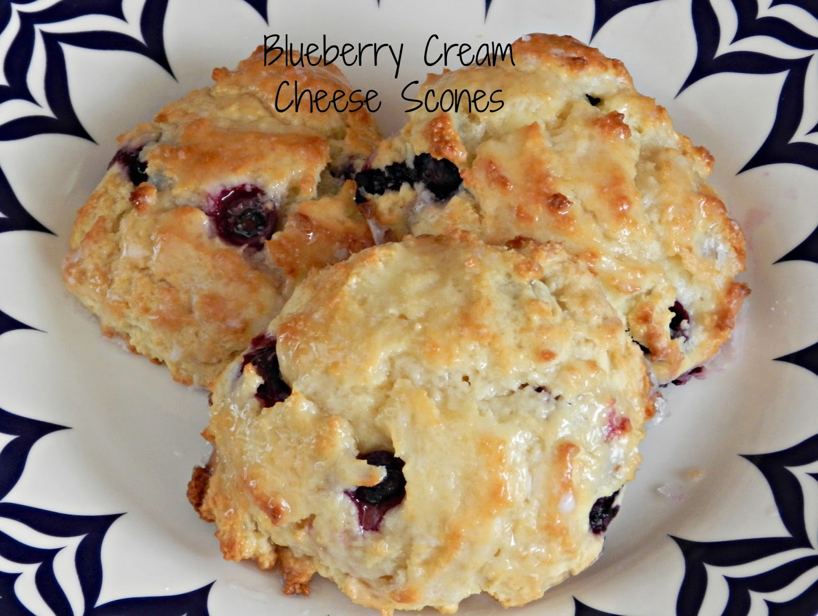 All That's Left Are The Crumbs Blueberry Cream Cheese Scones
