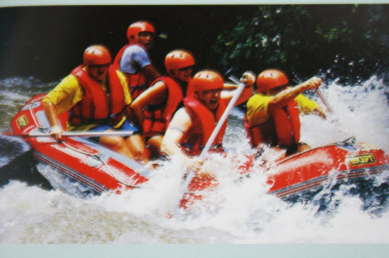Water Rafting down the rapids