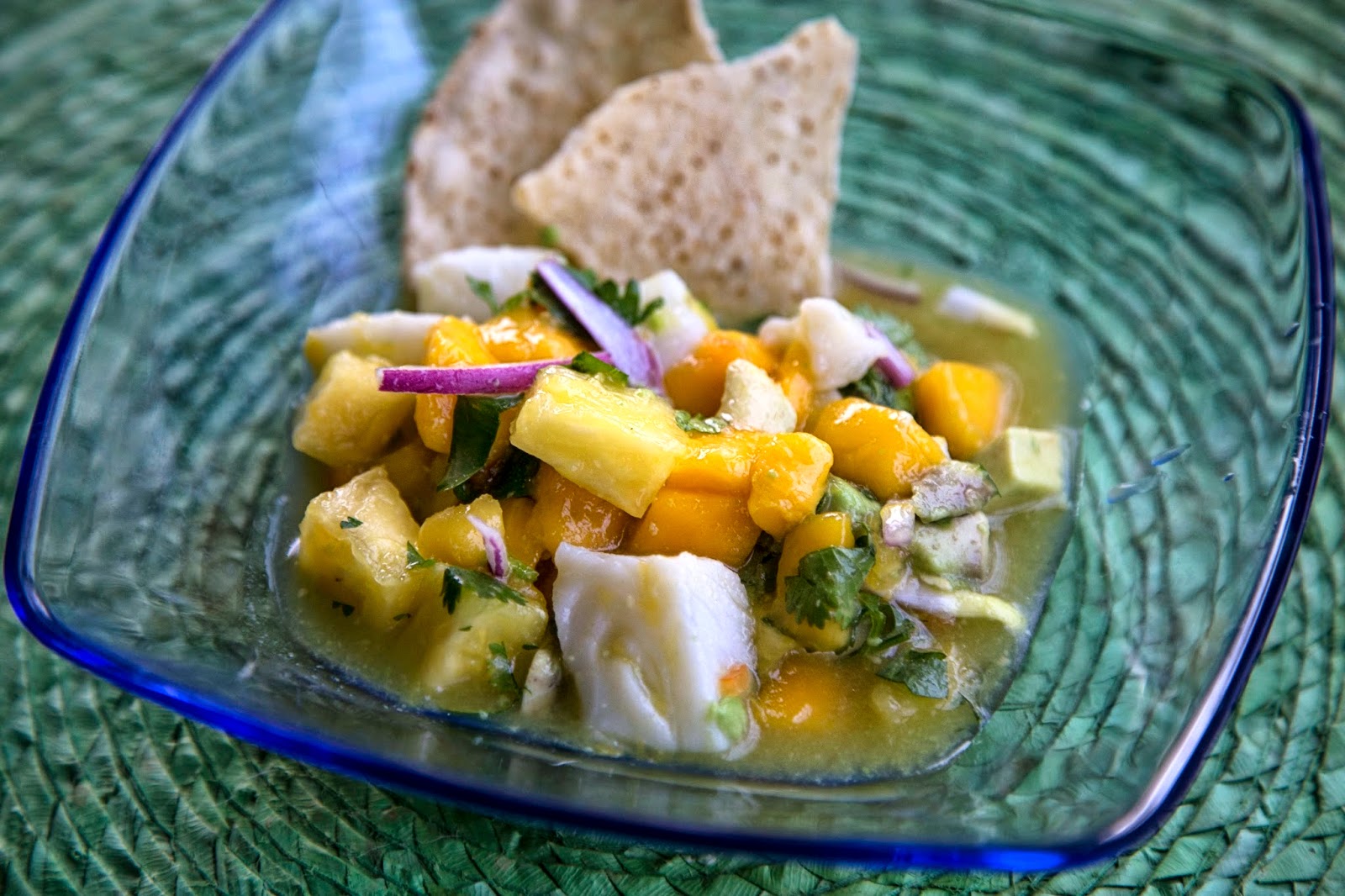 The Dinner Club Tropical Mango Ceviche