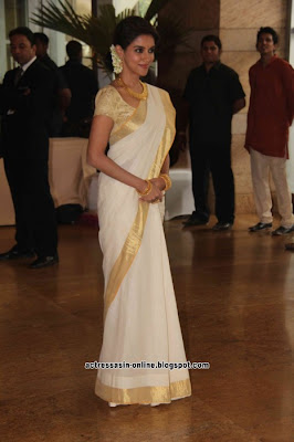 Asin  at Ritesh & Genelia Wedding stills