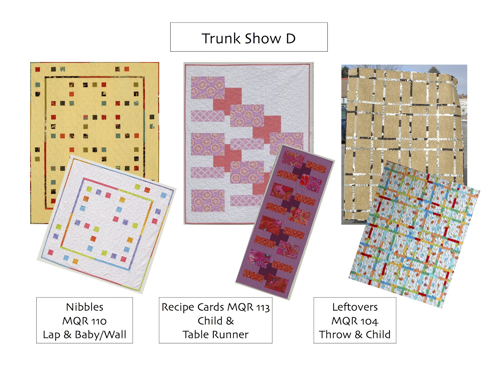 Modern Quilt Relish Trunk Shows